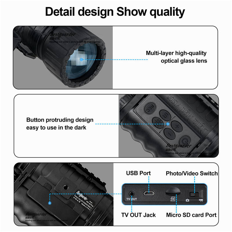 Bestguarder WG-50 Plus Wifi night vision newest high quality telescope